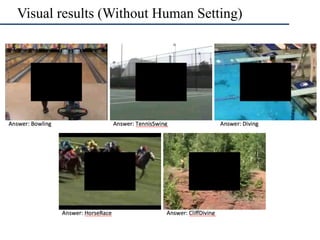 Visual results (Without Human Setting)
 