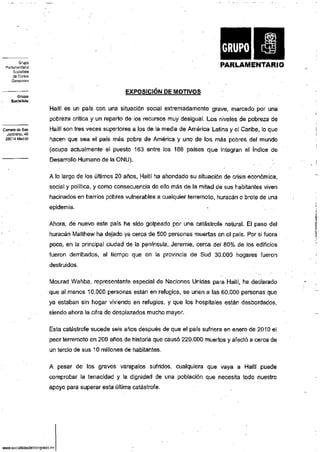 Grupo
Parlamentario
Socialista
de Cortes
Generales
Grupo
Socialista
Carrera de San
Jerónimo, 40
28014 Madrid
P A R L A M E...