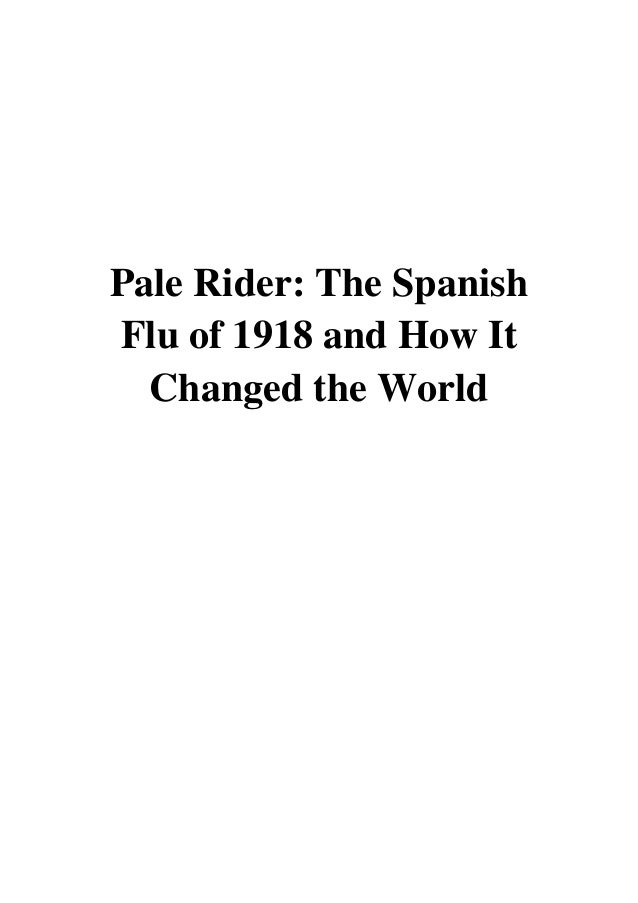 pale rider laura spinney sparknotes