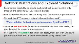 Case Study: Small Macro Cell Sync Solution | PPTX