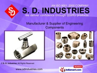 Manufacturer & Supplier of Engineering Components 