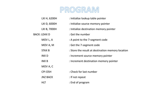 Code Conversion in 8085 Microprocessor | PPT