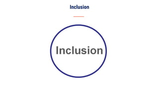 Inclusion
 