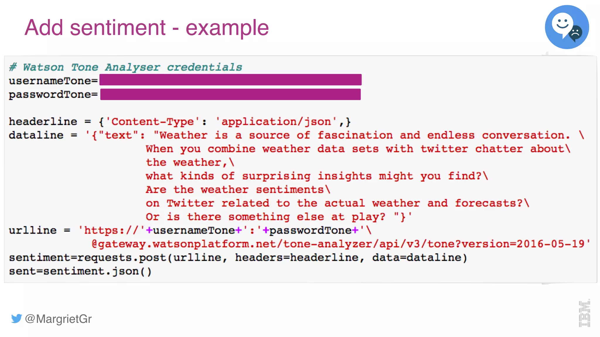 @MargrietGr
Add sentiment - example
 