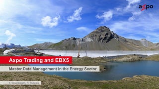 Page 1
Axpo Trading and EBX5
Master Data Management in the Energy Sector
T. Gruenhagen, R. Cupples
 