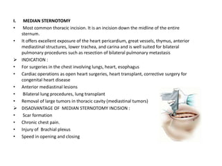 thoracic surgery | PPTX