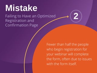 Seven Common Webinar Mistakes and How to Avoid Them | PDF