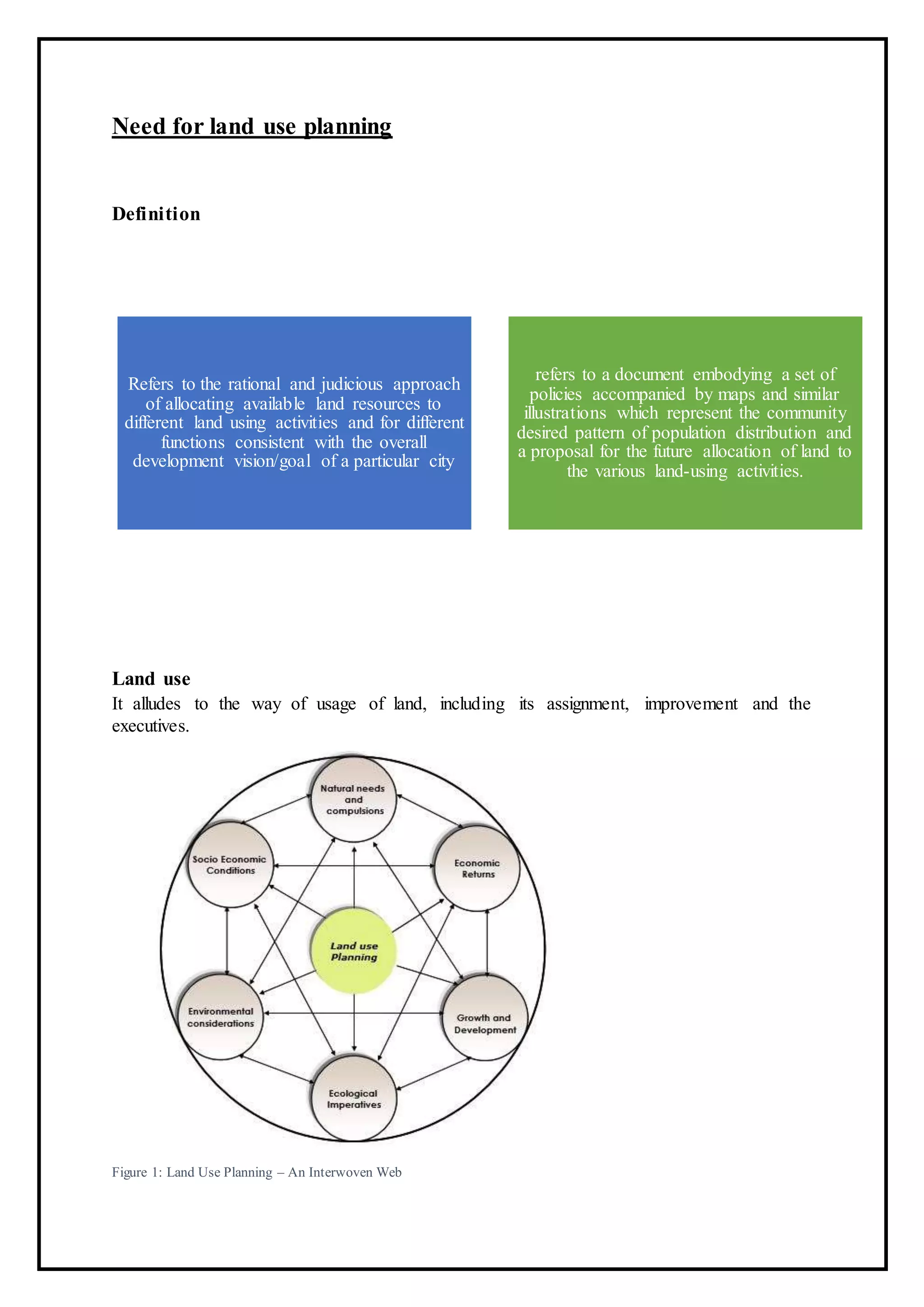 LAND USE PLANNING PDF