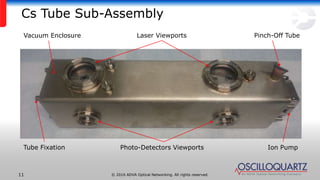 Performance Results of an Optically Pumped Cesium Beam Clock | PPTX