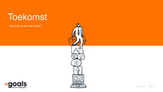 Toekomst
www.goals.nl
Hoe kom je aan een baan?
 