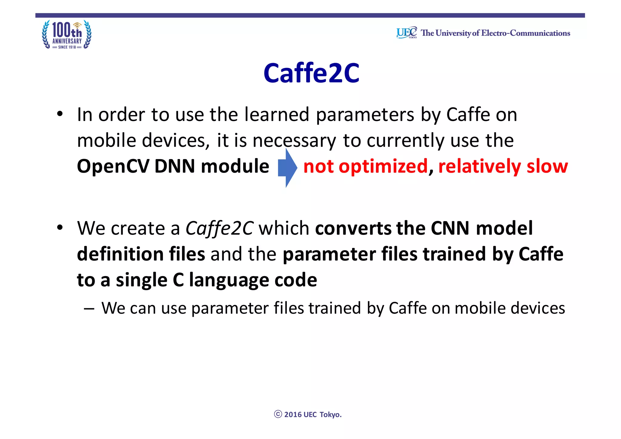 OpenCV DNN module vs. Ours method | PPT