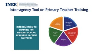 Inter-agency Tool on Primary Teacher Training
 