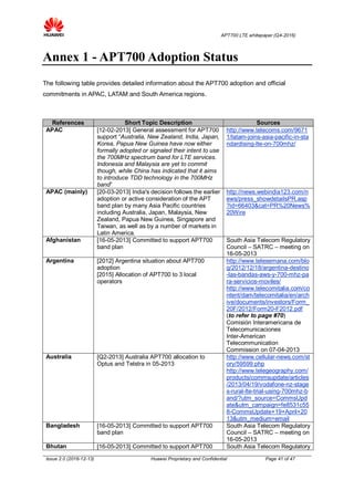 APT 700 LTE Whitepaper Huawei | PDF