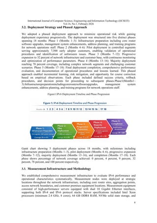 OPERATIONAL LESSONS FROM IPV6 DEPLOYMENT IN LARGE SCALE ISP BACKBONE ...