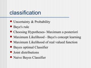 Bayes Classification | PPT