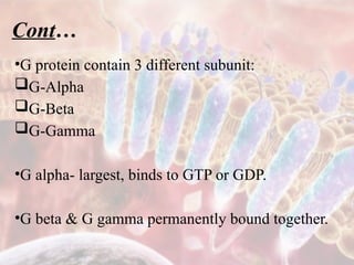 RECEPTORS DETAIL AND ITS TYPES LIKE GPCR | PPTX