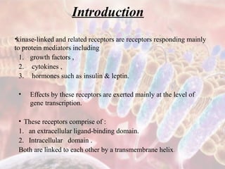 RECEPTORS DETAIL AND ITS TYPES LIKE GPCR | PPTX