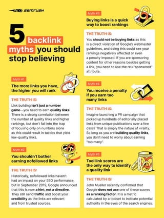 5 backlink myths you should stop believing