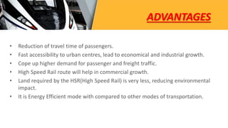 High Speed Train - seminar ppt | PPTX