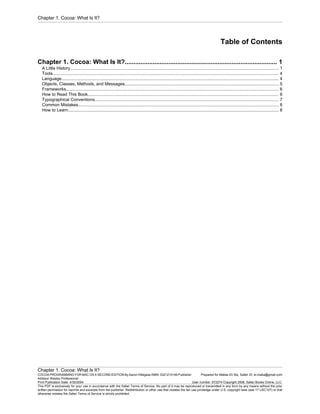 Cocoa programming for Mac OS X 2nd Edition Aaron Hillegass | PDF