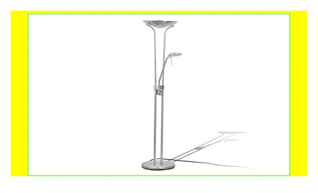 Deckenfluter Eric mit Dimmer Stehleuchte Stehlampe Nickel Matt Leselicht Weiß