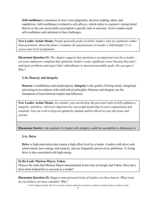 Leadership Experience 7th Edition Daft Solutions Manual | PDF