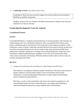 Leadership Experience 7th Edition Daft Solutions Manual | PDF