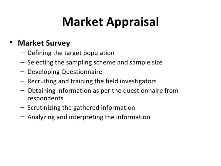 Market Appraisal