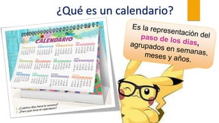 ¿Qué es un calendario?