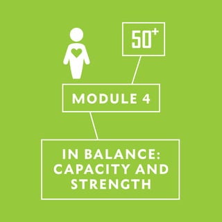 MODULE 4
IN BALANCE:
CAPACITY AND
STRENGTH
 