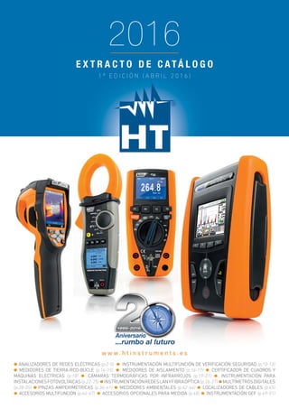 HT8100. Multímetro/calibrador de procesos profesional. HT Instruments