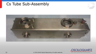 Preliminary Test Results: High Performance Optically Pumped Cesium Beam ...