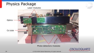 Preliminary Test Results: High Performance Optically Pumped Cesium Beam ...