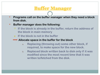 storage & file strucure in dbms | PPT