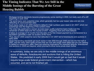 16193713 T2 Partners Presentation On The Mortgage Crisis