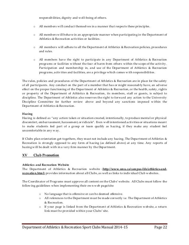 Club Policy Manual 20142015 updated April 17th 2014 (1)