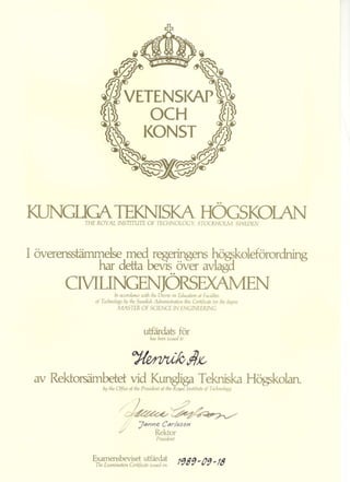 MScEng diploma, H Ax