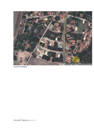 Venda: R$ 160.000,00
Jacunda TupuiuAquiraz-CE
 