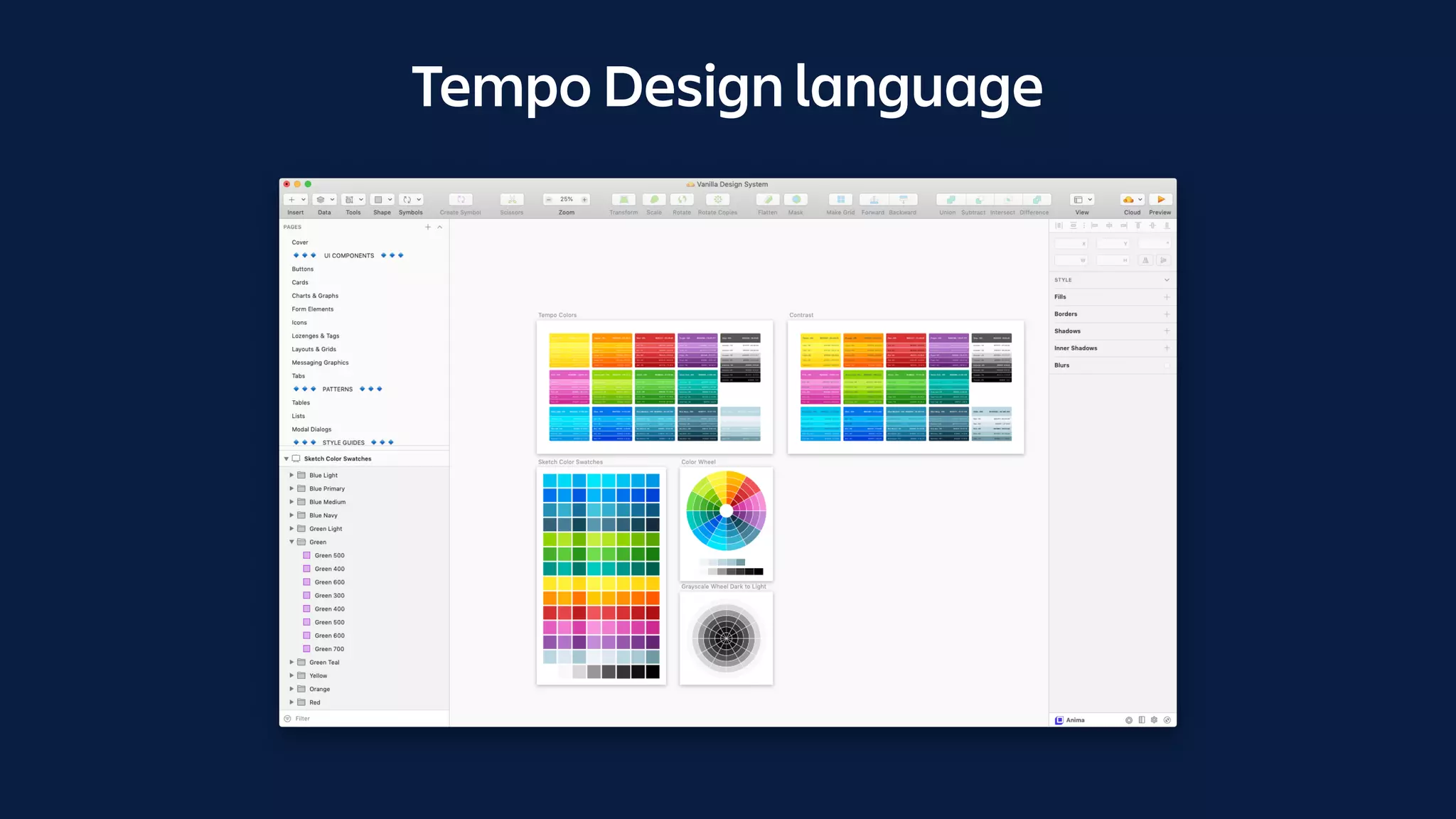 Tempo Design language
 