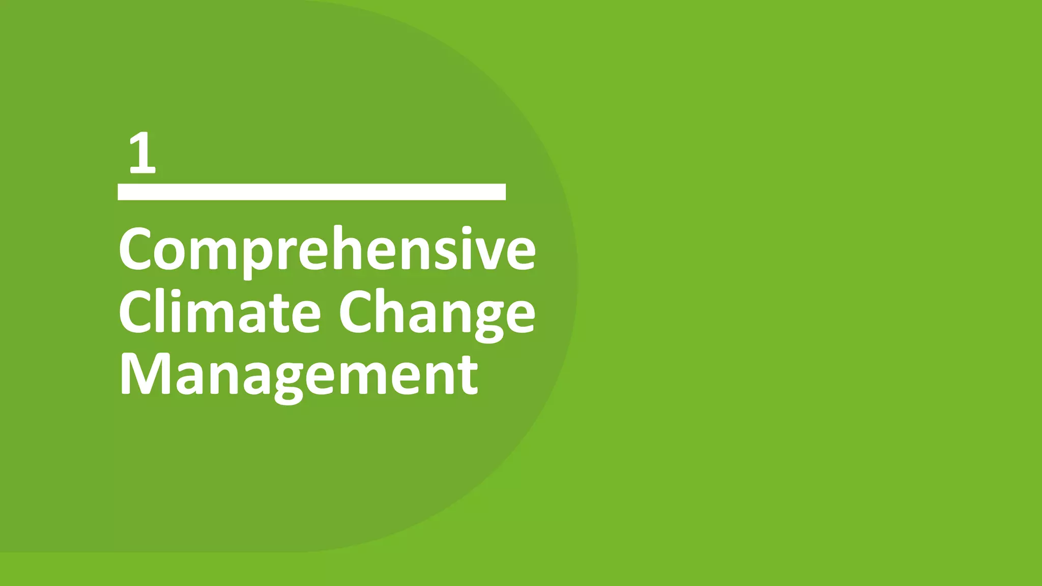 PLS: Addressing Climate Change through Integrated Responses | Session 1 ...