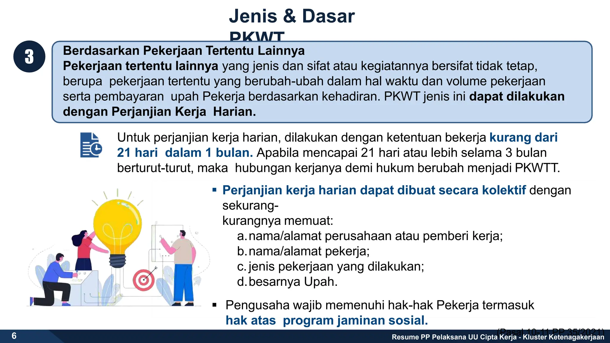 Resume PP UU Cipta Kerja - Klaster Ketenagakerjaan.pptx