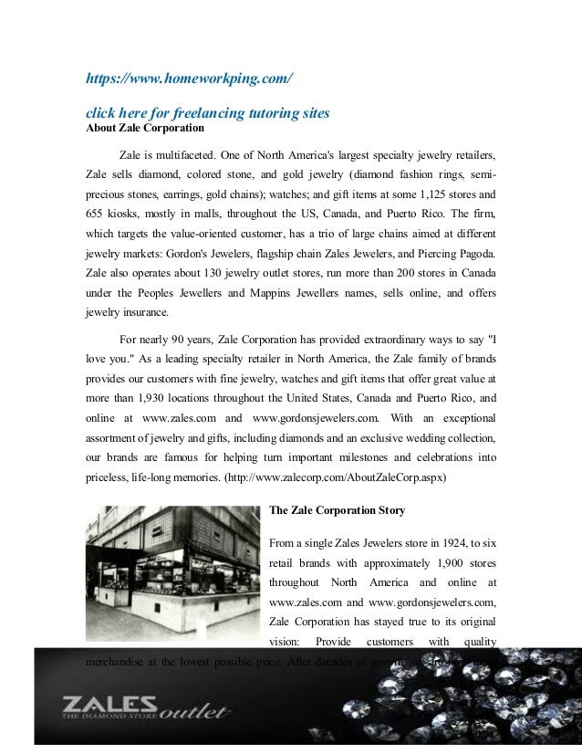 Zale case study picture