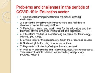 impact of covid 19 0n education system 0f india | PPTX