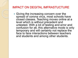 impact of covid 19 0n education system 0f india | PPTX