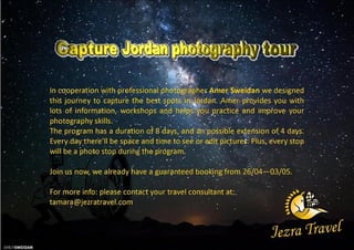Capture Jordan Photography tour 2014