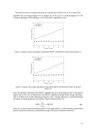 A Topology Control Algorithm Taking into Account Energy and Quality of ...
