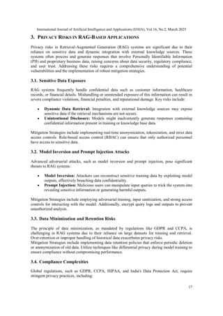 Inversion Rag ADVANCING PRIVACY AND SECURITY IN GENERATIVE AI-DRIVEN RAG ...