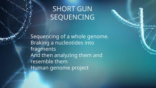 Presentation on genomics of topic bioinformatics | PPT