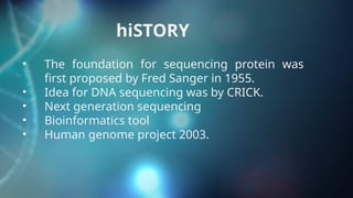 Presentation on genomics of topic bioinformatics | PPT