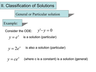 first order differential equation for grad | PPT